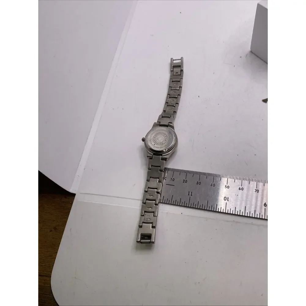 Vintage BUM Silver Tone Watch Works New Battery